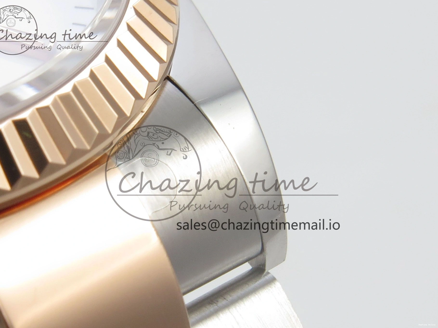 0415 DateJust 36 SS RG ARF 1:1 Best Edition 904L Steel White Stick Dial on Oyster Bracelet SH FashionForward 84